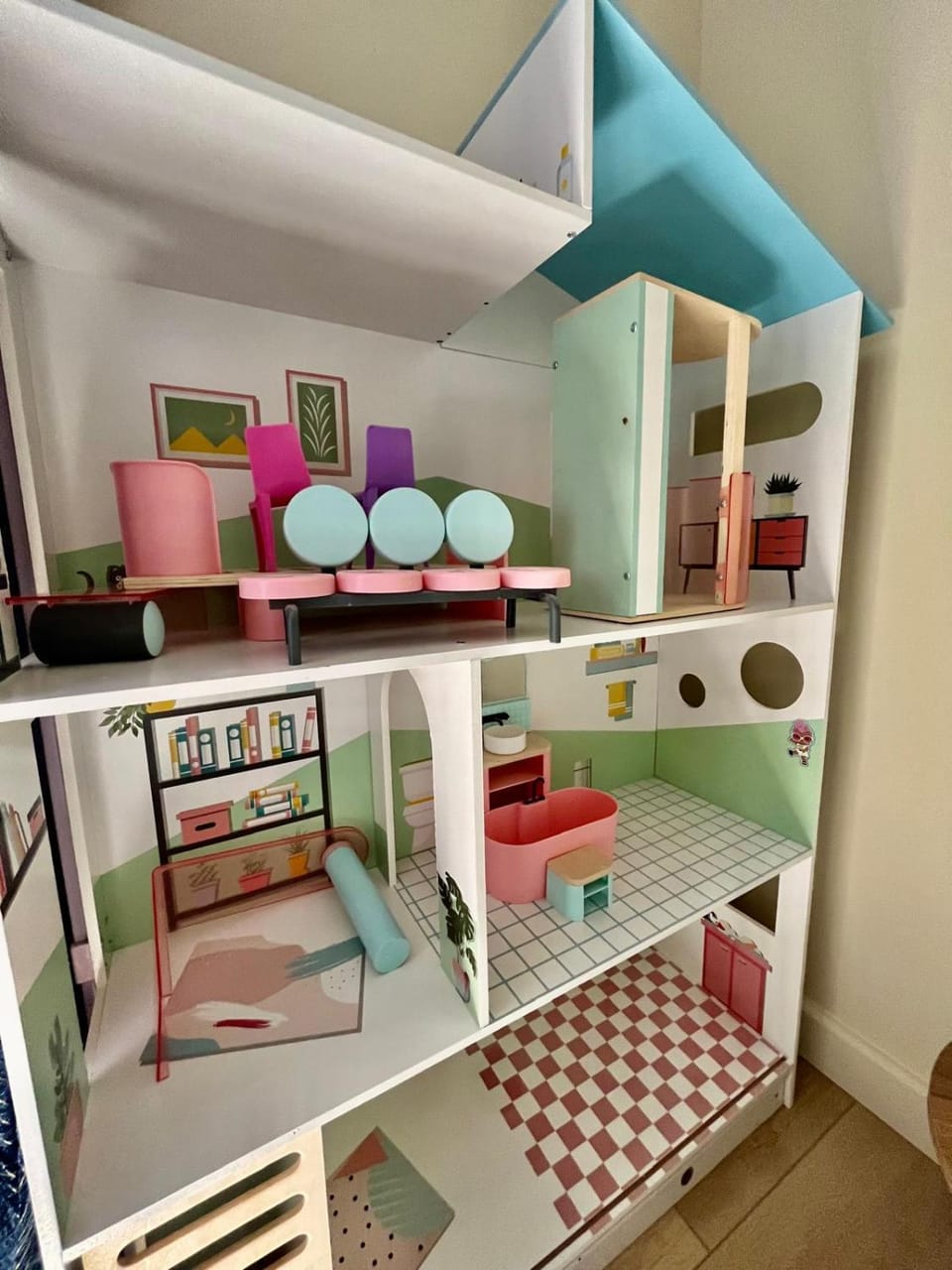 Photo of the whole room, Bedroom, bunk bed