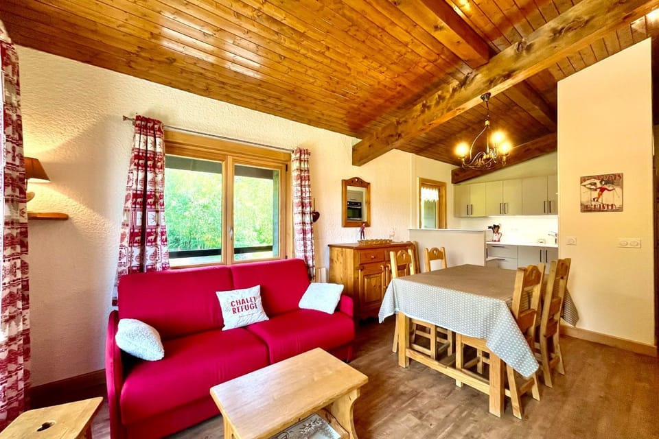 Ski-inski-out apartment with balcony in Combloux Apartment in Combloux