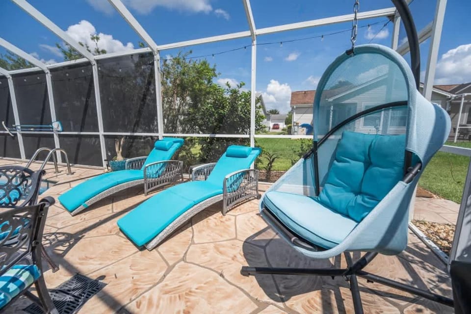 Private Pool 2 Seater Golf Cart Life Stlye ID's House in The Villages