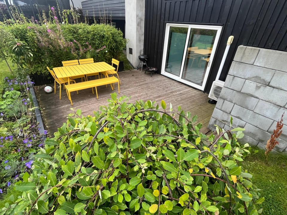 Property building, Patio, Spring, Day, Garden, Garden view
