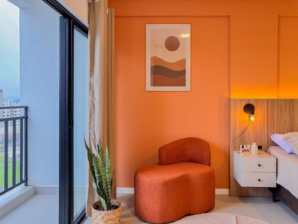 Flat p/ 2 pessoas - prox STOP e FIP | vaga e Wifi Apartment in Brusque