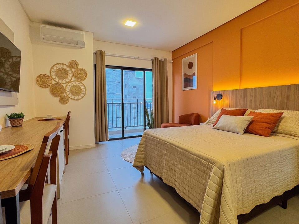 Flat p/ 2 pessoas - prox STOP e FIP | vaga e Wifi Apartment in Brusque