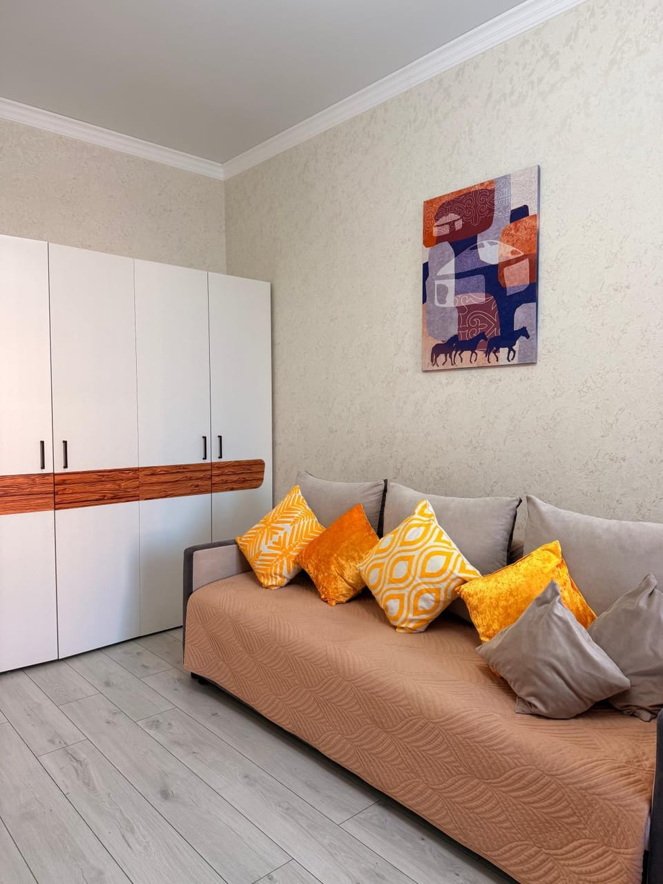 Kitchen or kitchenette, Living room, Seating area, wardrobe