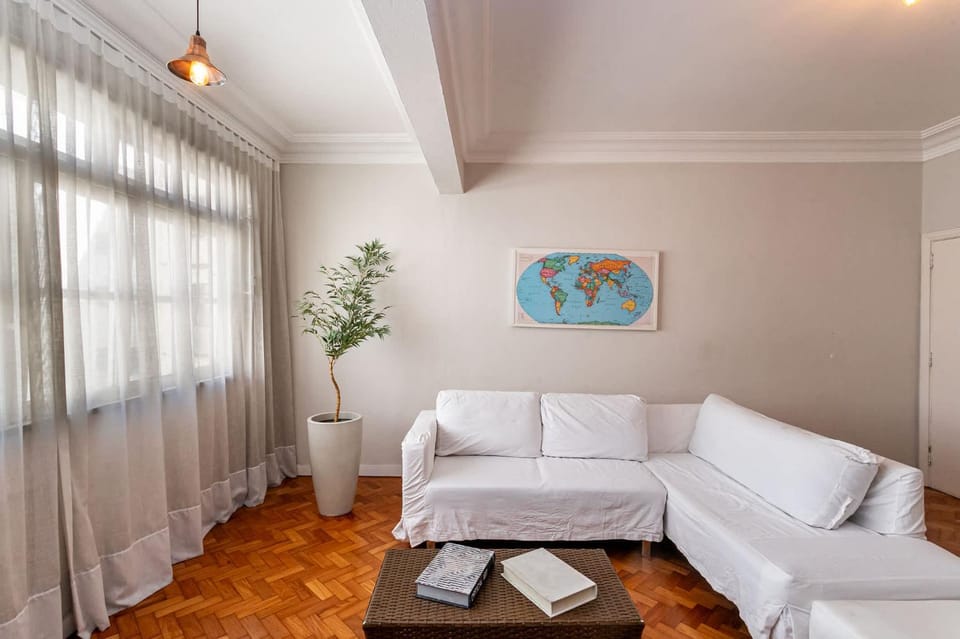 Bed, Living room, Seating area