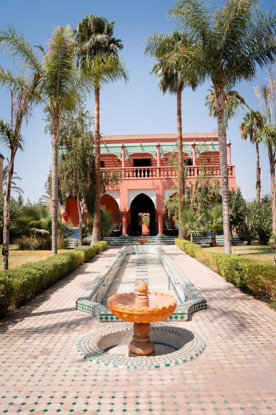 Property building, Garden view