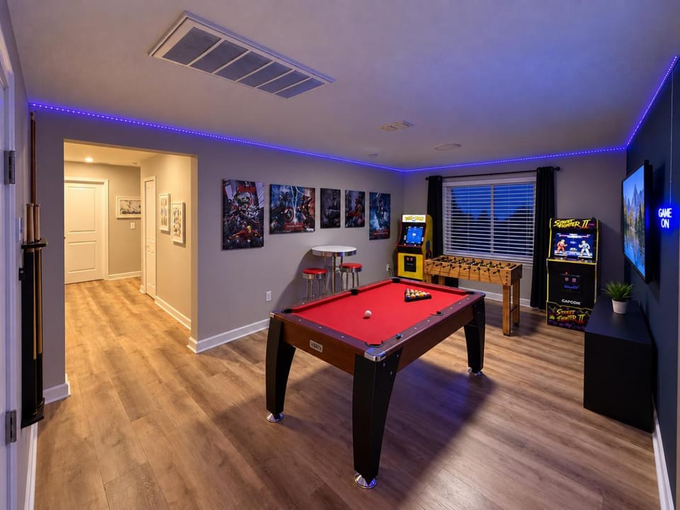 Billiard, Game Room, TV and multimedia, Entertainment