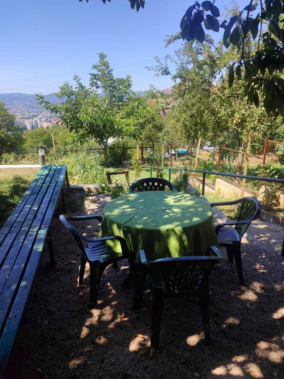 Spring, Day, Natural landscape, Garden, Dining area, Garden view