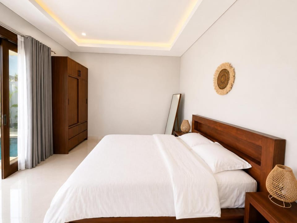 Bed, Photo of the whole room, Bedroom, wardrobe
