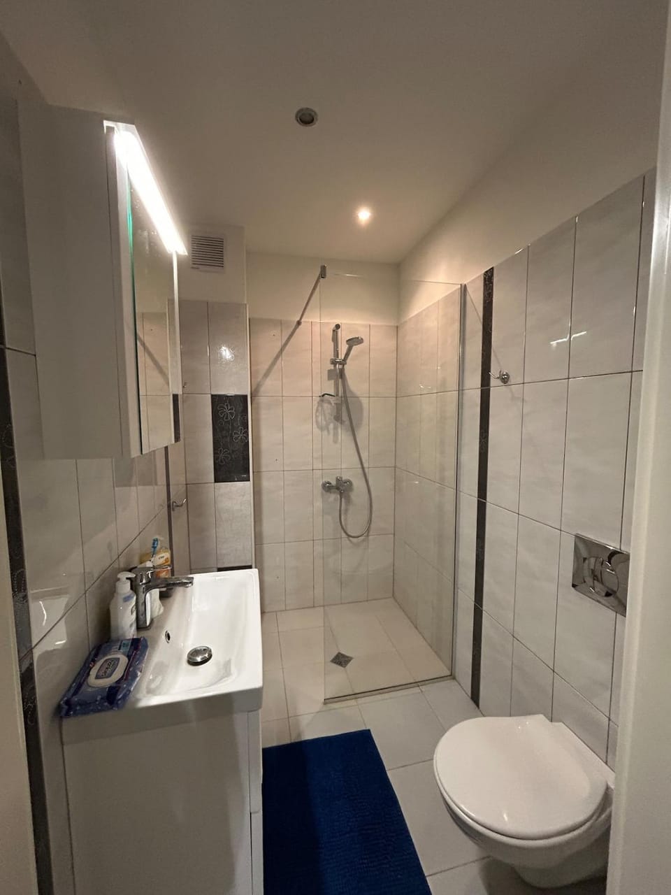 Shower, Toilet, Bathroom, towels