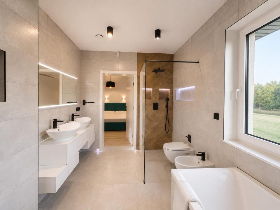 Shower, Bathroom, Bath, towels
