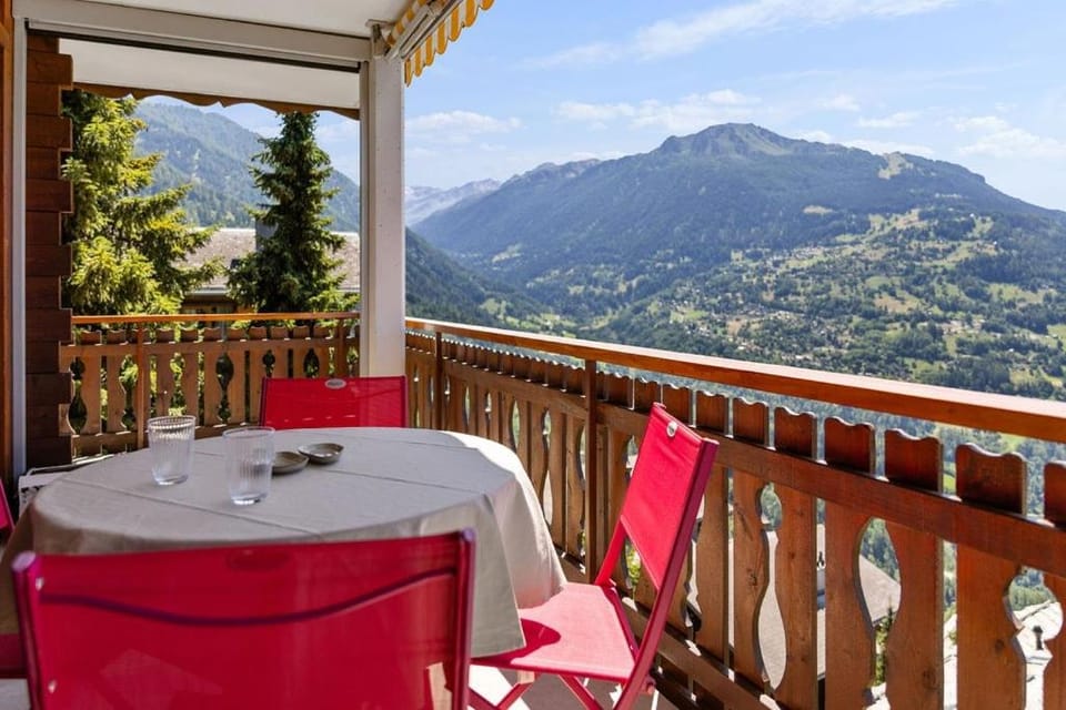 Appartment avec grand balcon et vue panoramique Apartment in Nendaz