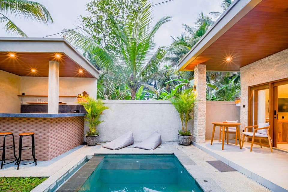 Patio, Natural landscape, Garden, Garden view, Pool view