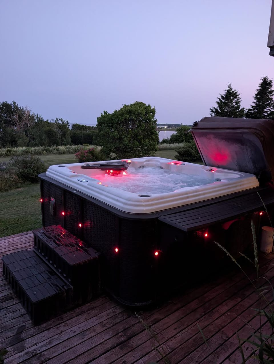 Patio, Garden, Hot Tub, View (from property/room)