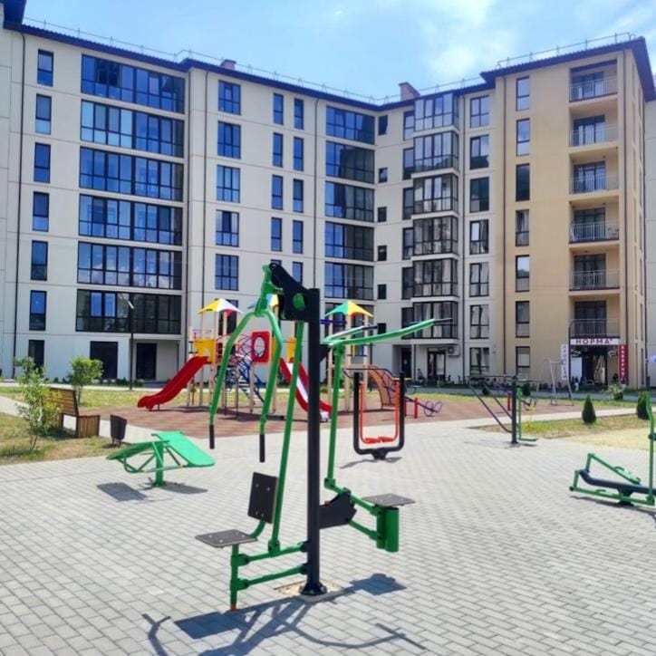 Property building, Spring, Day
