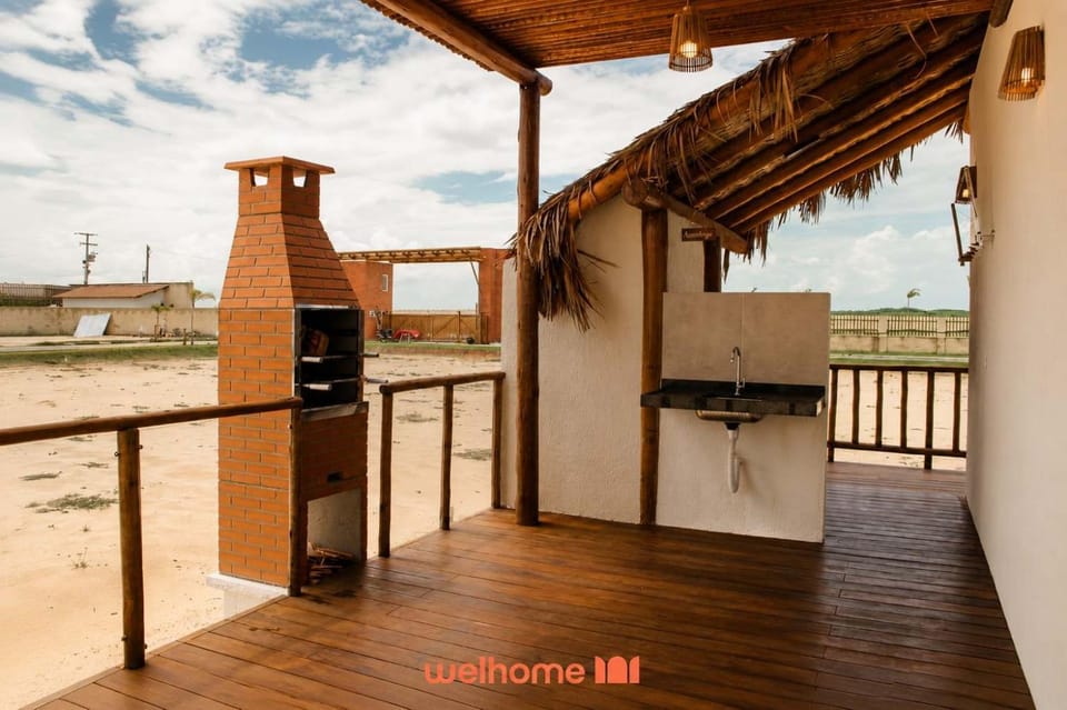 Chale Pe na Areia em Camocim com Vista para o Mar Chalet in State of Ceará