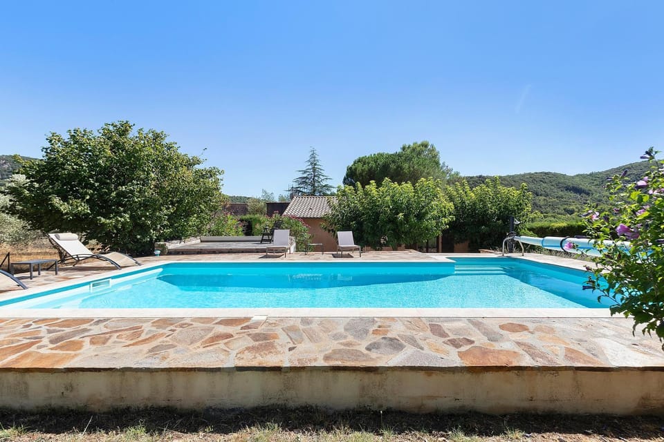 Property building, Living room, Swimming pool