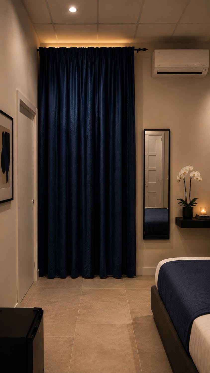 Photo of the whole room, Decorative detail, air conditioner