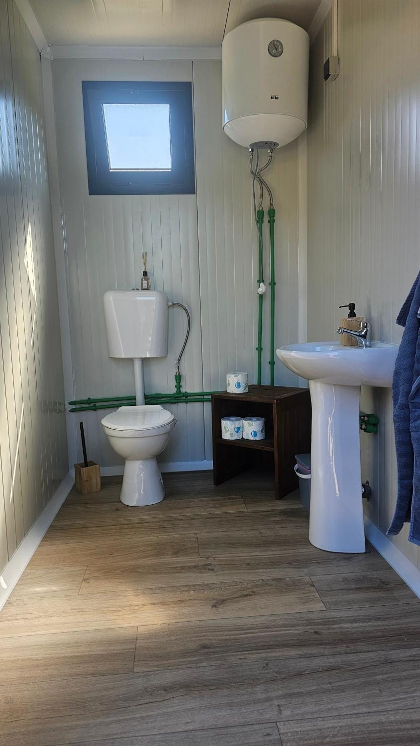 Bathroom, Living room