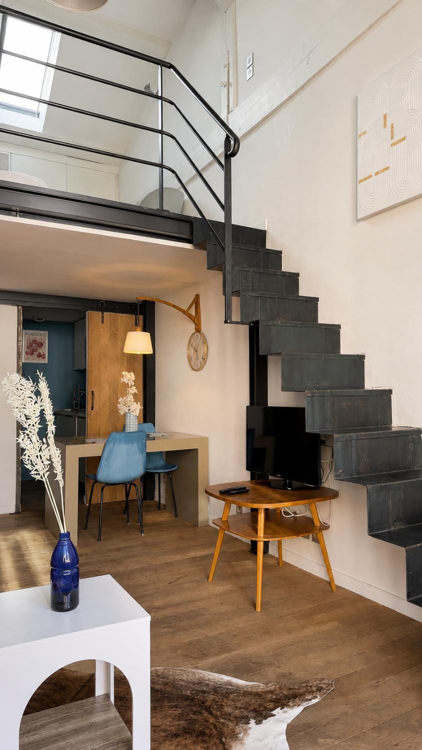 Blu Loft - Villeurbanne Charpennes - Climatisé Apartment in Villeurbanne