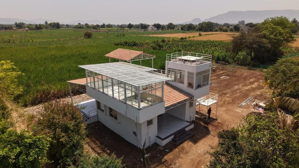 Entire AramZone Villa with Stunning Glass Room Apartment in Maharashtra