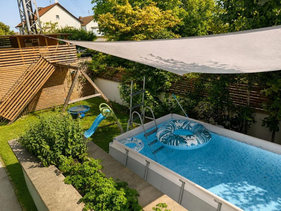 Family apartment with pool 11 km to Legoland Apartment in Bavaria