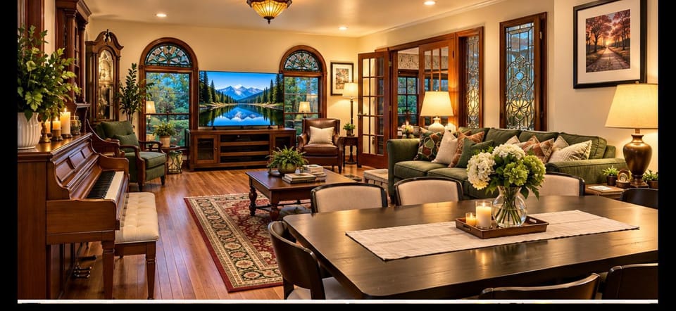 Living room, Seating area
