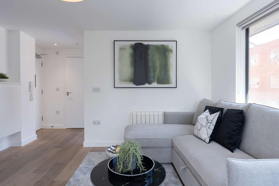 Stylish One Bed Apartment with Twin Beds Apartment in Southampton