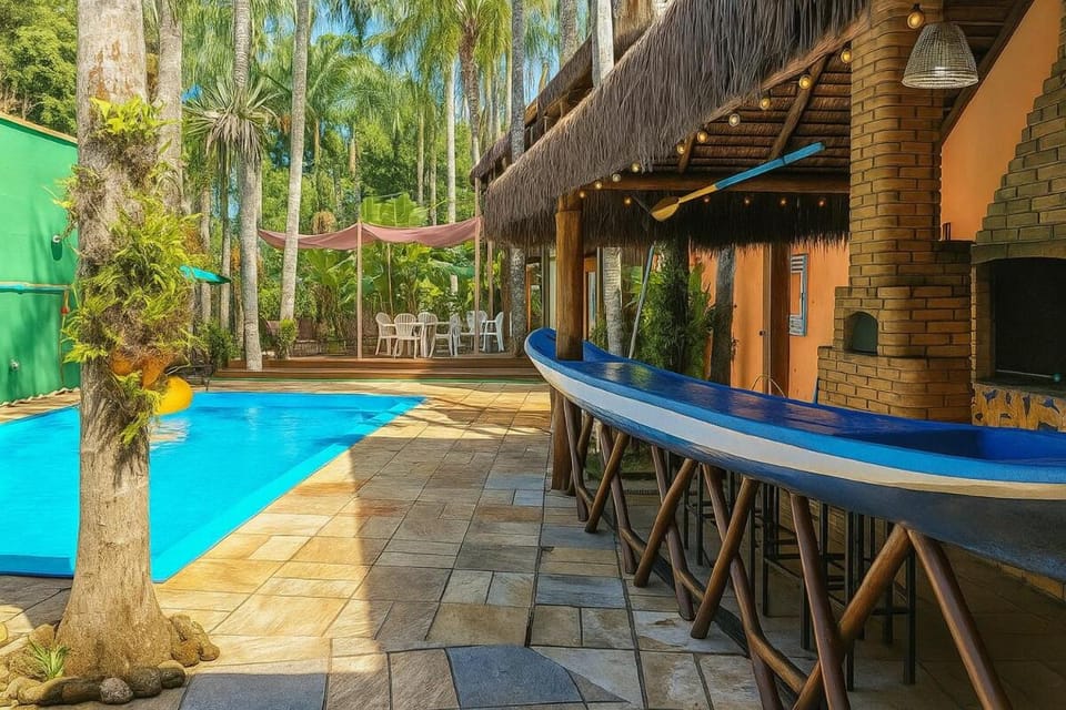 50m da praia - 5 suites- Barra do Una House in São Sebastião