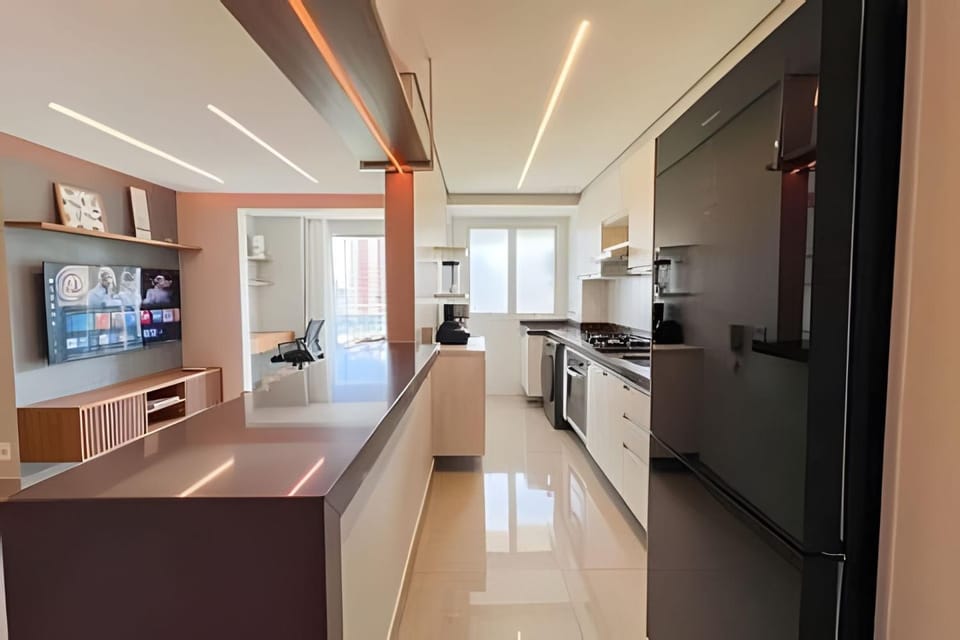 Moderno e único ao lado do metrô em Águas Claras Apartment in State of Goiás