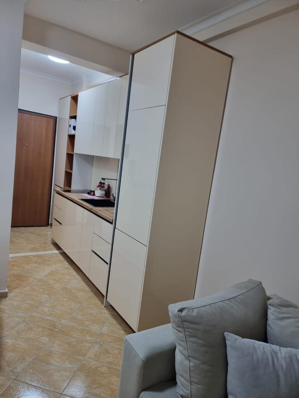 Kitchen or kitchenette, wardrobe