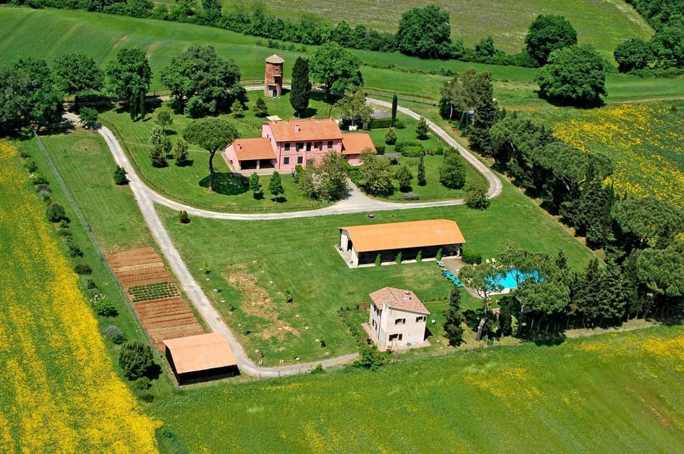 Property building, Spring, Natural landscape, Bird's eye view, View (from property/room)