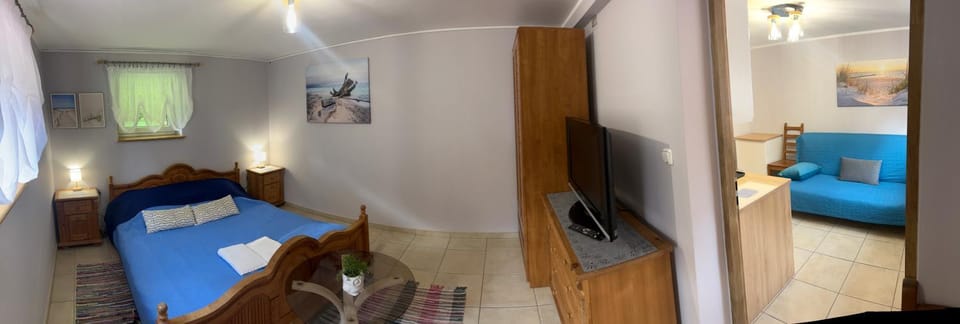 Communal lounge/ TV room, Bed, TV and multimedia, Photo of the whole room, Seating area, Bedroom