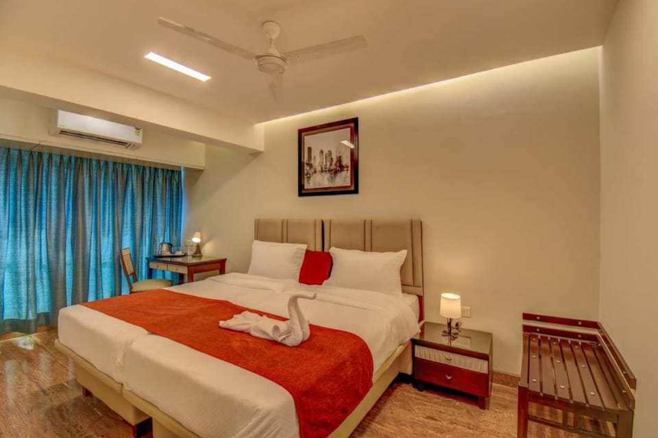 Bed, Bedroom, air conditioner