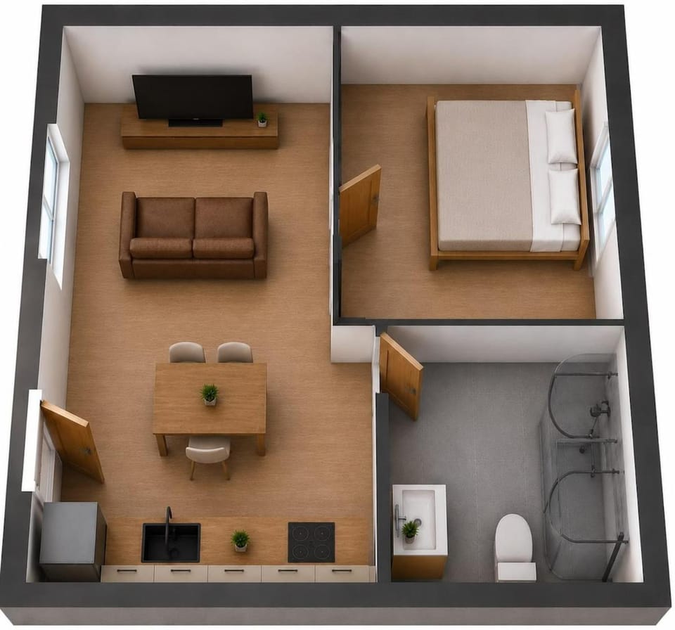 L atelier f2 climatisé plein centre Apartment in Auvergne-Rhône-Alpes
