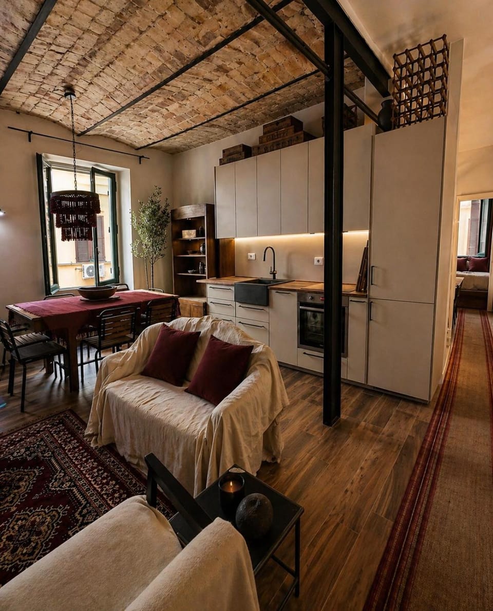 Kitchen or kitchenette, Living room, Photo of the whole room, Seating area, oven, pet friendly, stove