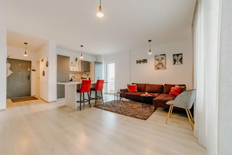 Kitchen or kitchenette, Living room, Dining area