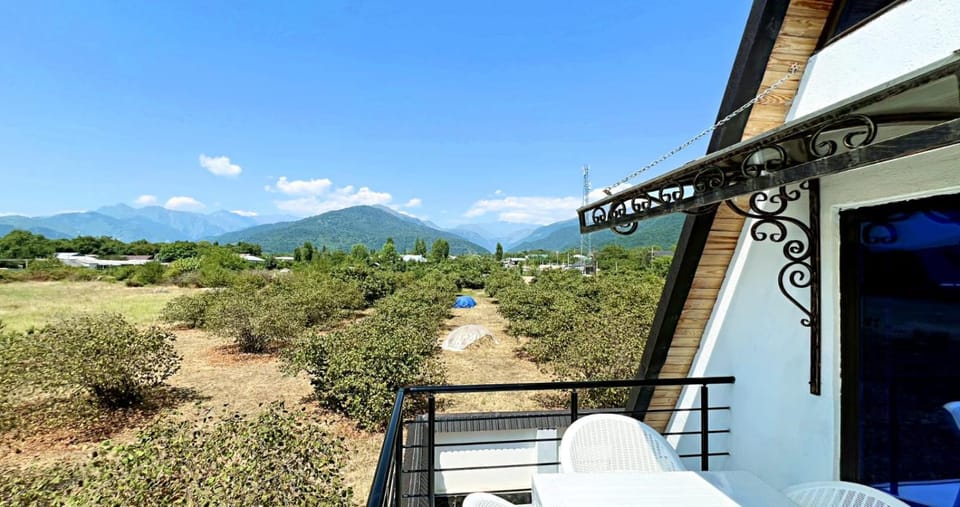 Mountain View A-Frame Villa in Azerbaijan