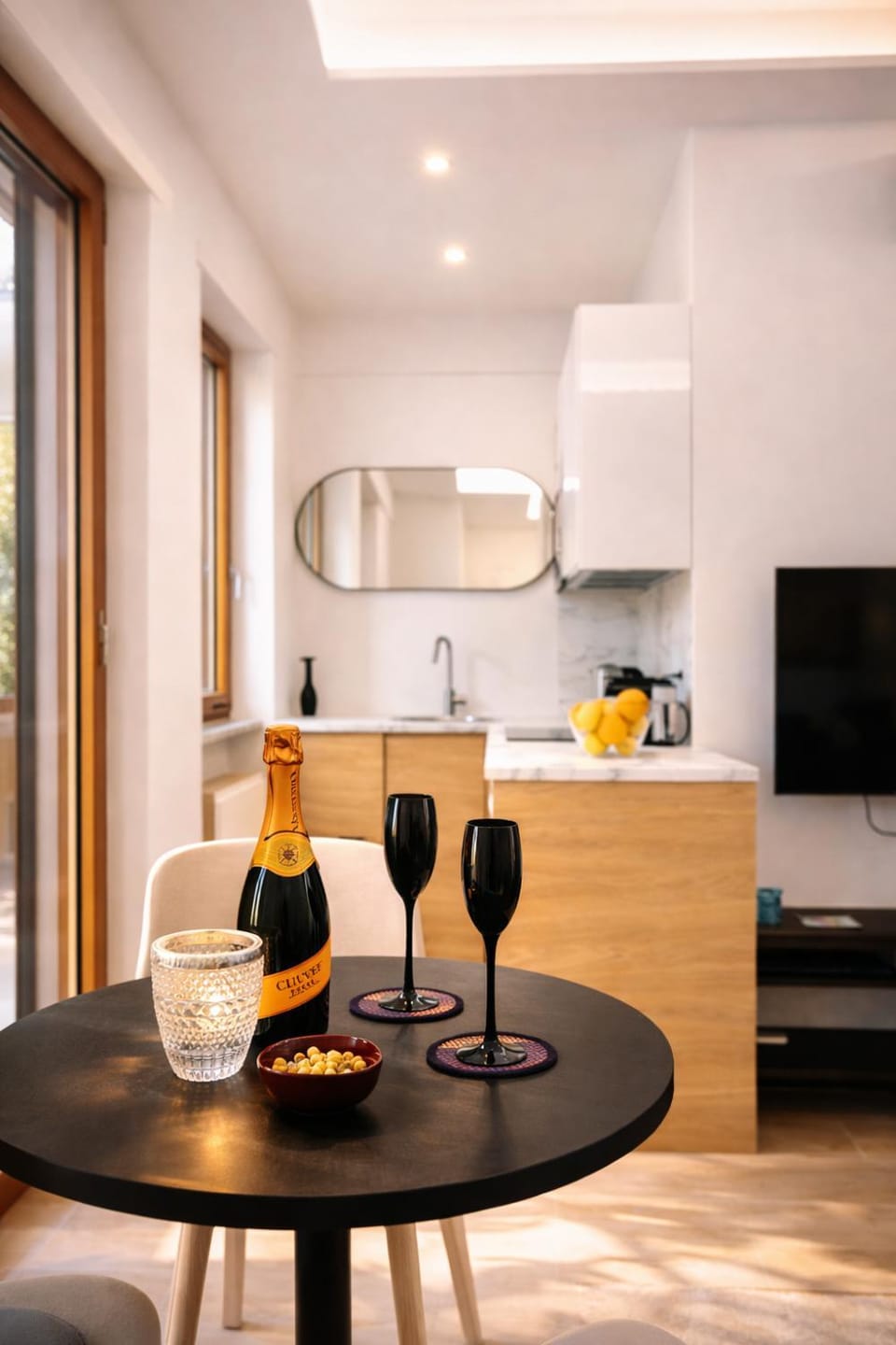 Kitchen or kitchenette, Seating area