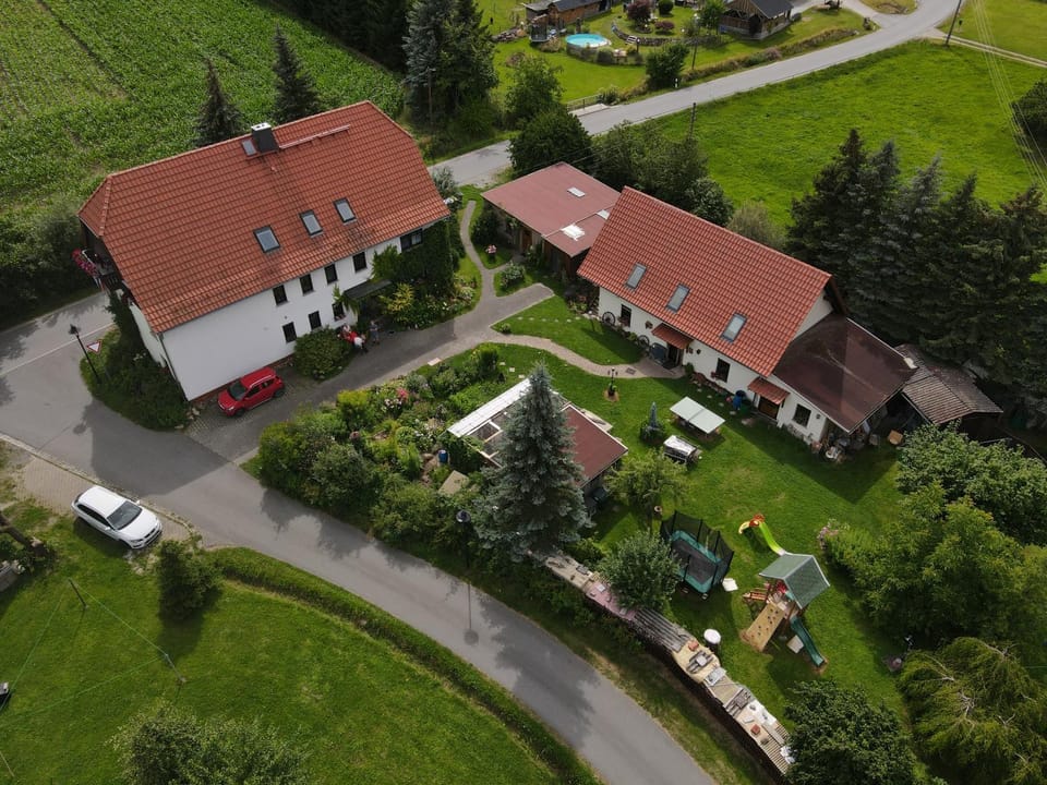 Property building, Garden view