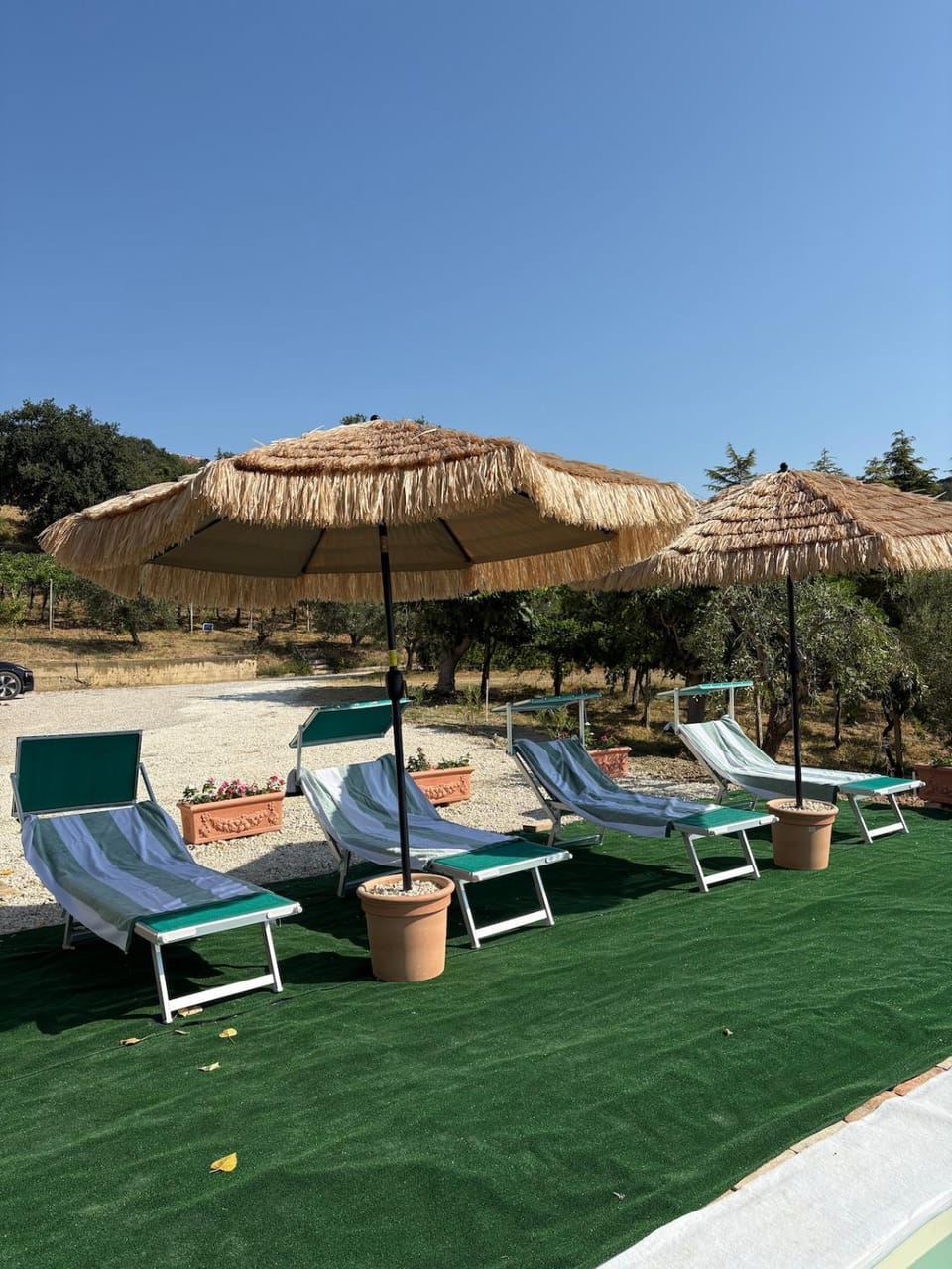 Pool view, Swimming pool, sunbed