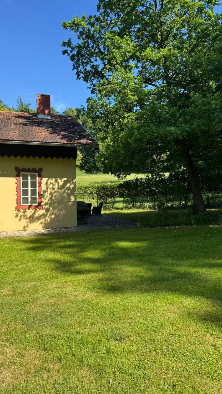 A romantic cottage in the middle of the chateau garden House in Czechia