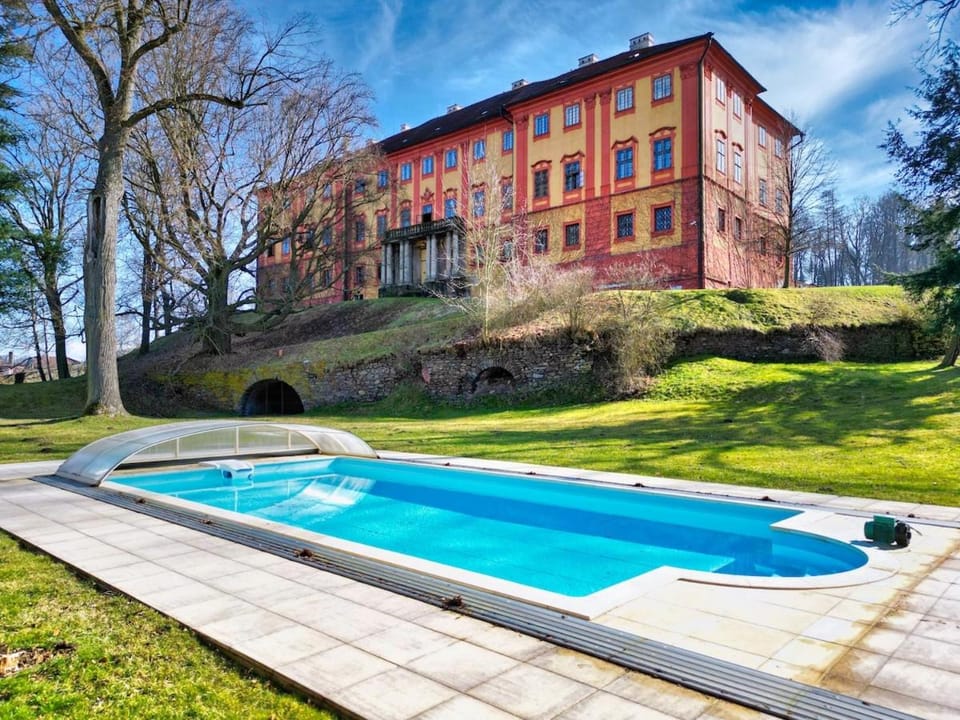 A romantic cottage in the middle of the chateau garden House in Czechia