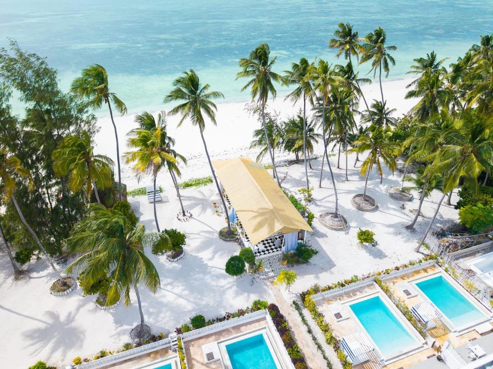 Nearby landmark, Bird's eye view, Pool view, Sea view