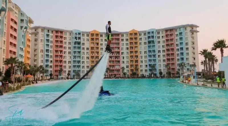 Chalet Sia Private Lagoon View Porto Golf Marina Apartment in Egypt