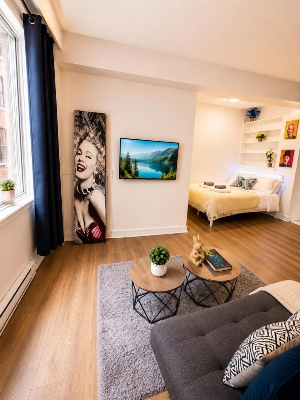 The Marlyn chic studio up 4 persons near subway Apartment in Montreal