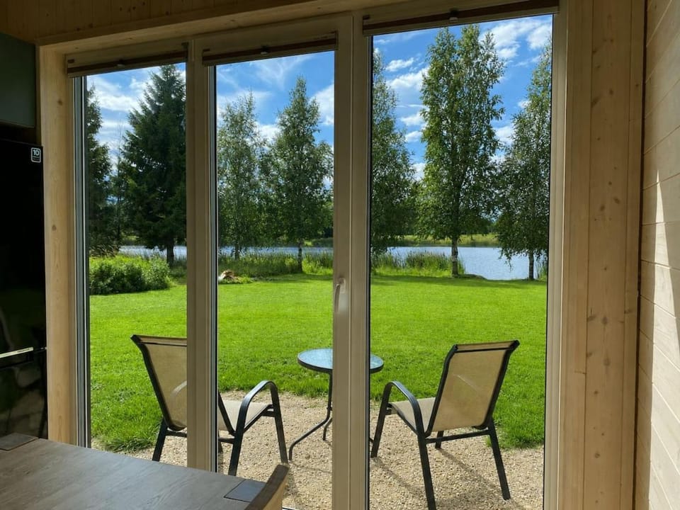 Patio, Natural landscape, Garden, Lake view