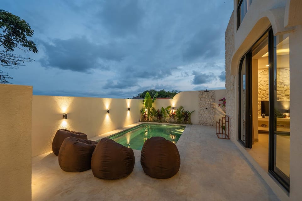 Natural landscape, Pool view, Swimming pool, Swimming pool