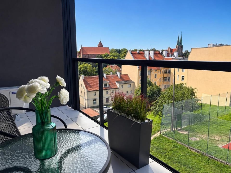 Apartament WHITE GLOVE wyzwolenia widok na zamek Apartment in Poland
