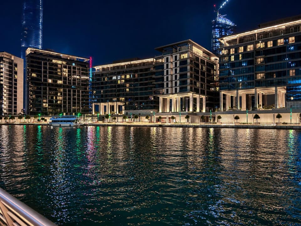 Property building, Night, Natural landscape, City view, Lake view, River view