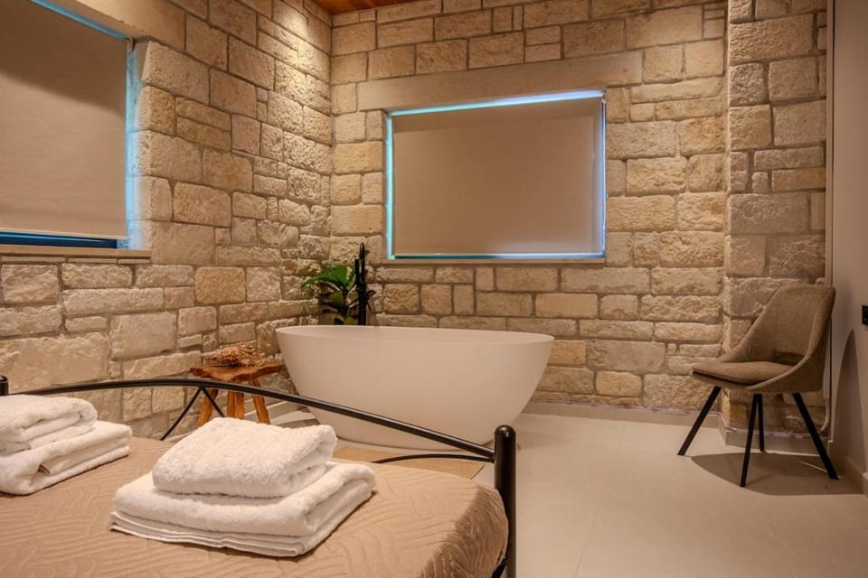 Golden Stone Villa at Chrissi Akti House in Crete Region